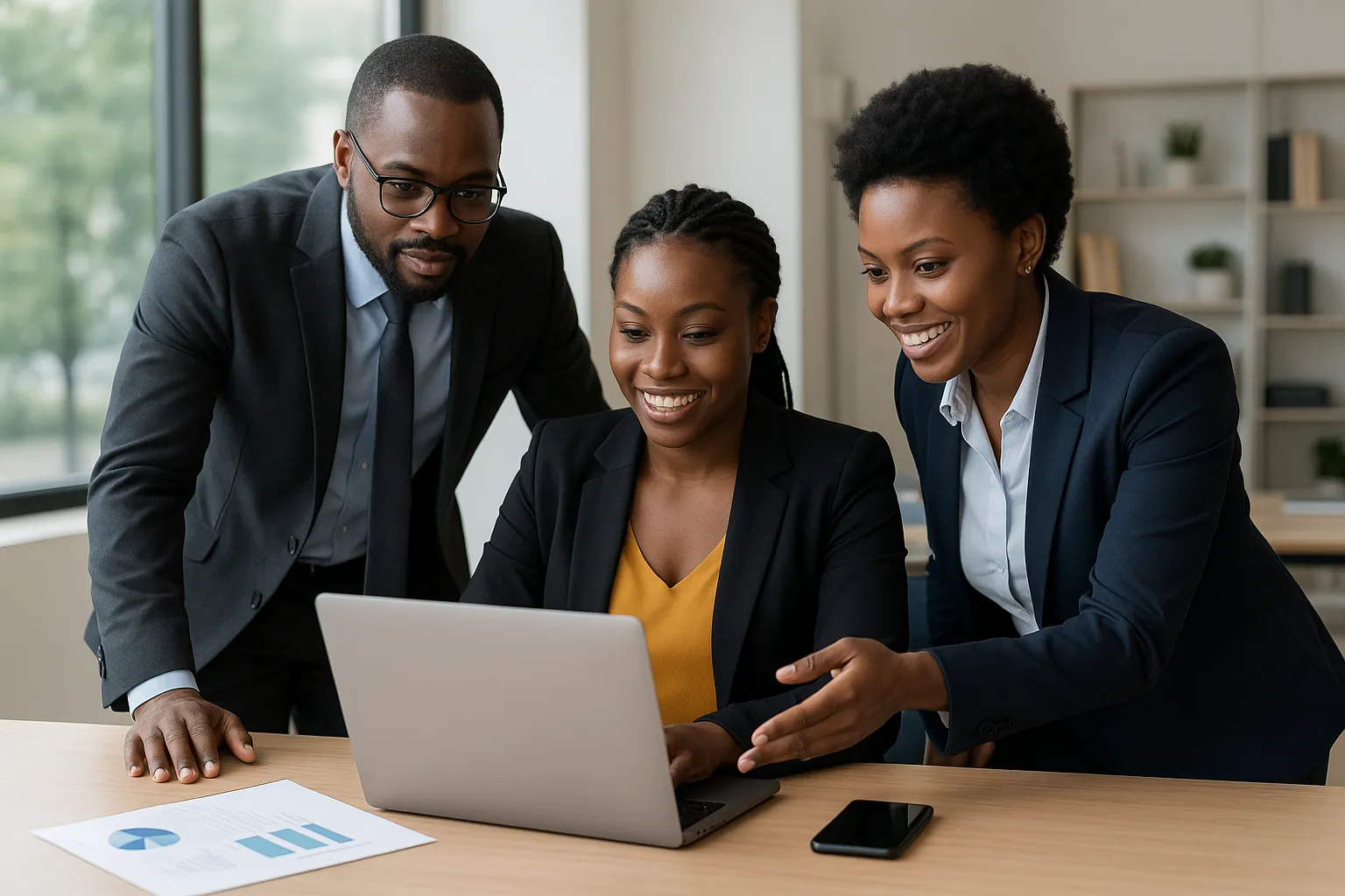 Career Success Background